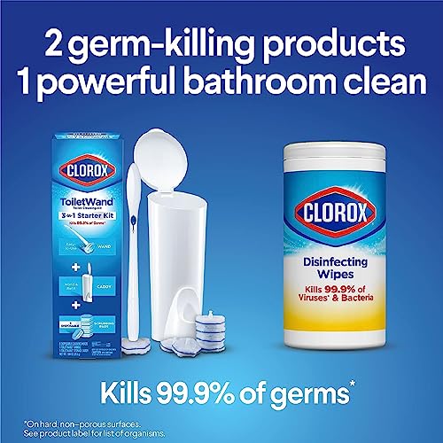 Clorox ToiletWand Disposable Toilet Cleaner Refills, Rainforest Rush, 30 Count