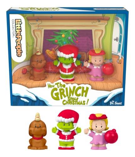 Little People Collector Dr. Seuss’s How the Grinch Stole Christmas Set - Holiday Figurines