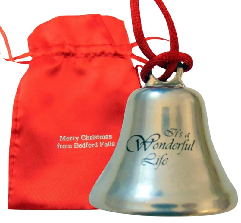 Classic Movie Metal Bell Christmas Ornament - USA Made Keepsake Gift