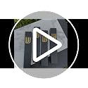 Modern Concrete Mezuzah Case for Door - 5-Inch Peel and Stick Design
