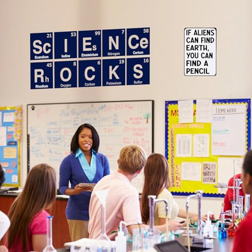 If Aliens Can Find Earth You Can Find A Pencil Tin Sign 8x12 Classroom Decor