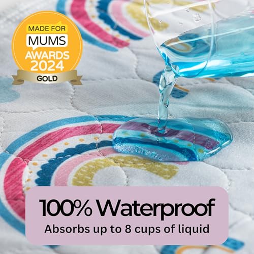 Waterproof Potty Training Bed Pad for Kids - Full Size Mattress Protector