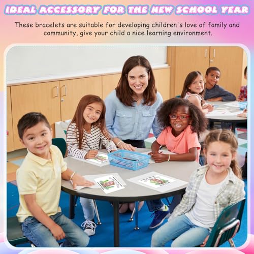 XunYee 32 Sets Back to School Student Gifts with Greeting Cards and Bracelets