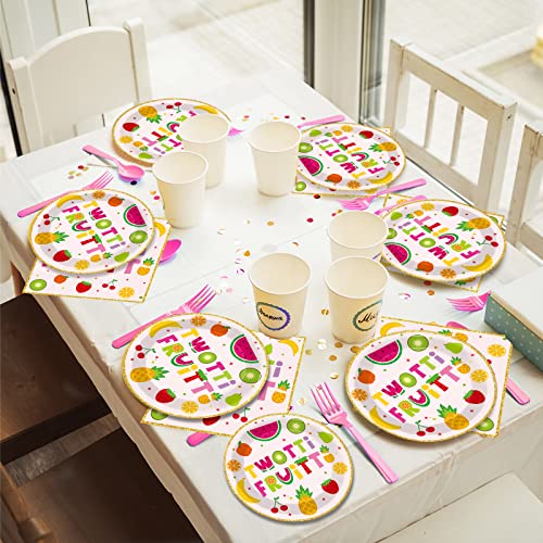 96-Piece Fruit Themed Party Supplies Set for 24 Guests - Birthday Tableware