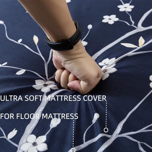 Microfiber Futon Cover with Zipper - Soft, Machine Washable, Full Size