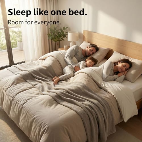 Twin to King Bed Bridge Converter - Split King Gap Filler Mattress Connector