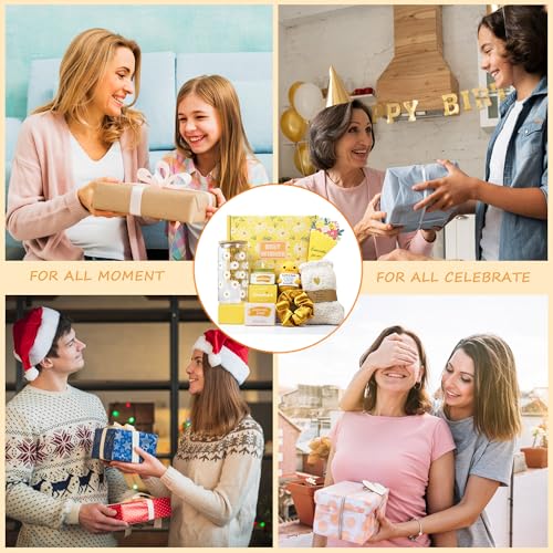 Sunshine Gift Basket for Women - Self Care Birthday Box with Tumbler