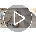 Large Laundry Backpack with Shoulder Straps and Detergent Pocket