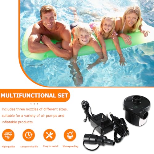 Air Pump Replacement Nozzles Set - 3 Sizes for Inflatable Toys & Mattresses
