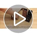 Heavy Duty 4 Inch Bed Risers with Adjustable Screw Clamp - 4 Pack