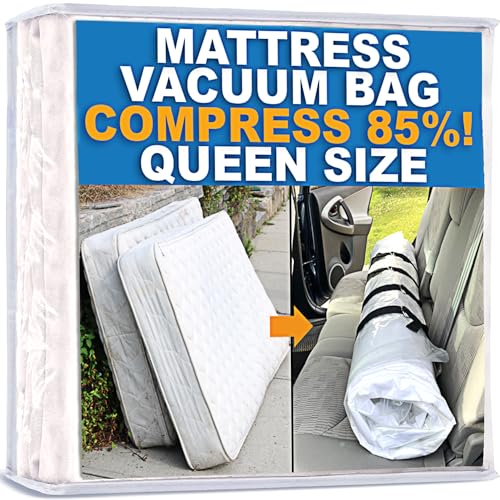 Vacuum Seal Mattress Bag for Storage & Moving - Queen/Full Size