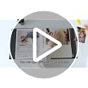 Self-Adhesive Photo Album with 60 Pages, Large Linen 3-Ring Scrapbook
