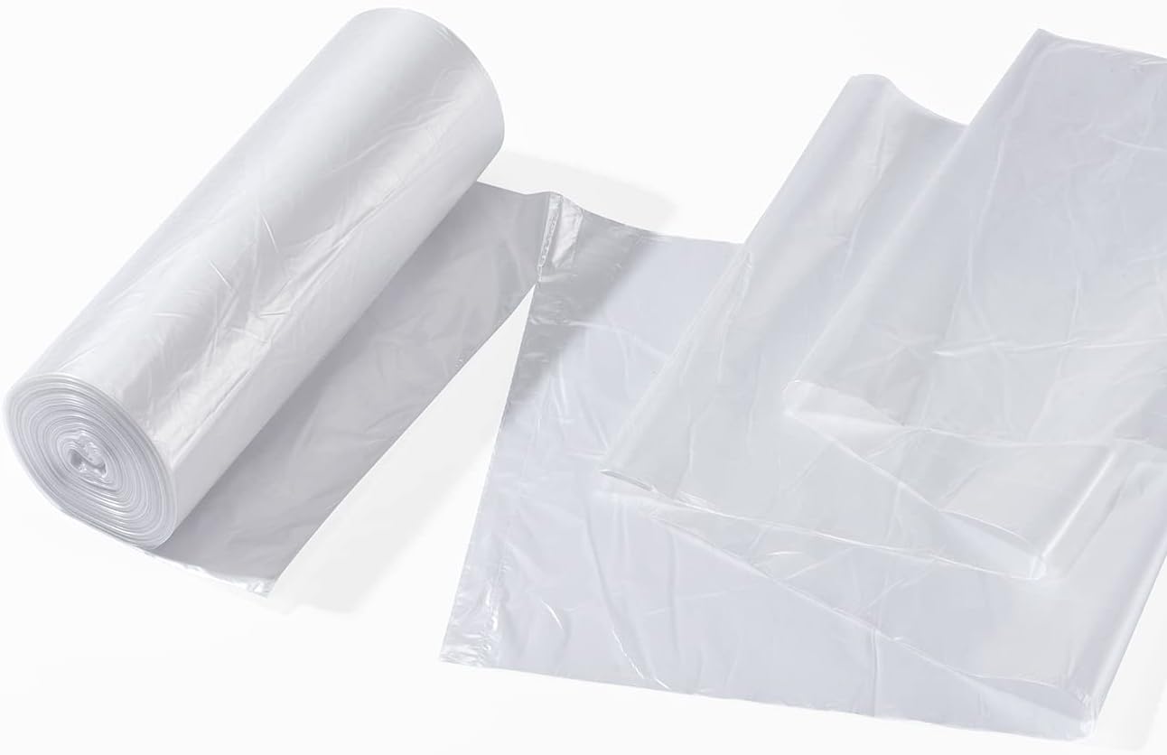 TYPLASTICS Trash Can Liner - 1000 Count Perforated Garbage Bags for 7-10 Gallon Bins | Ideal for Home & Office