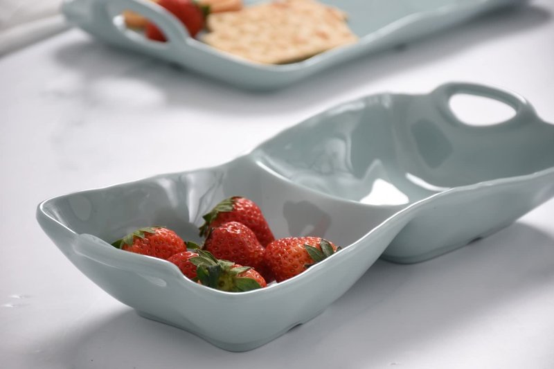 Pampa Bay Shatterproof Melamine 2 Section Server