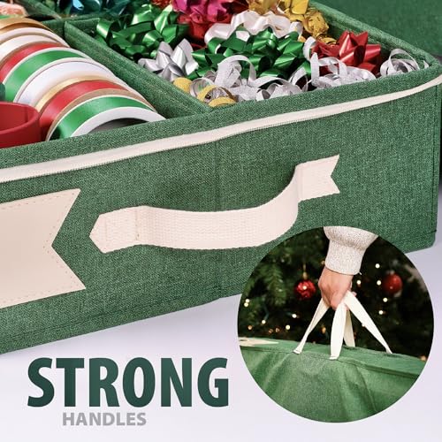 Wrapping Paper Storage Organizer for Gift Wrap Supplies and Ribbons