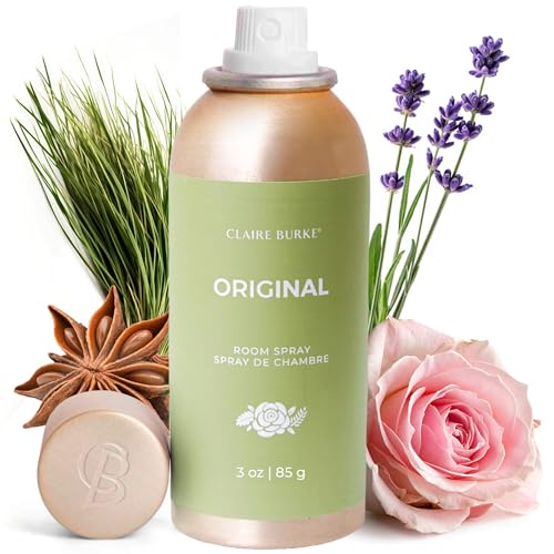 Claire Burke Original Scent Room Spray 3 oz - Long-Lasting Linen & Air Freshener