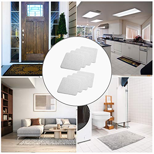 Home Techpro Non-Slip Vacuum Rug Grippers for Hardwood Floors - 4 Pack