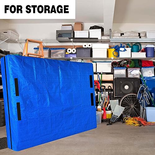 Heavy Duty King Mattress Bag for Moving & Storage - Reusable Tarp Cover