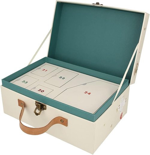 Meri Meri Advent Calendar - Marching Band Suitcase for Kids | Wooden, 9" x 6" x 4", Ages 8+