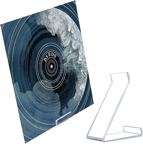 Clear Acrylic Vinyl Record Stand Display for 7 to 12 Inch LP Albums
