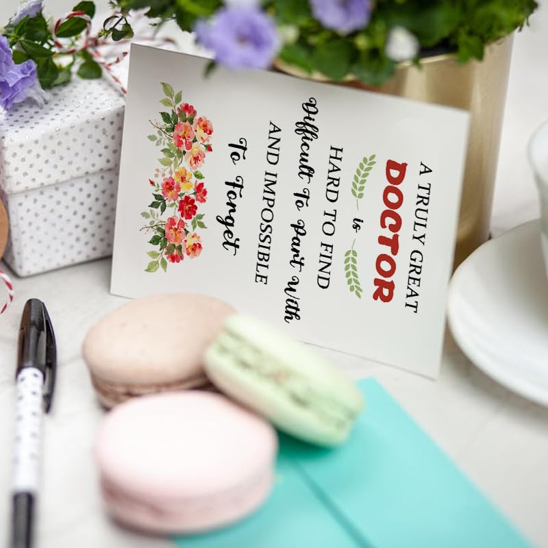 Doctor Appreciation Thank You Card - Doctor Retirement Birthday Christmas Gift for Medical Staff - Variation: Doctor