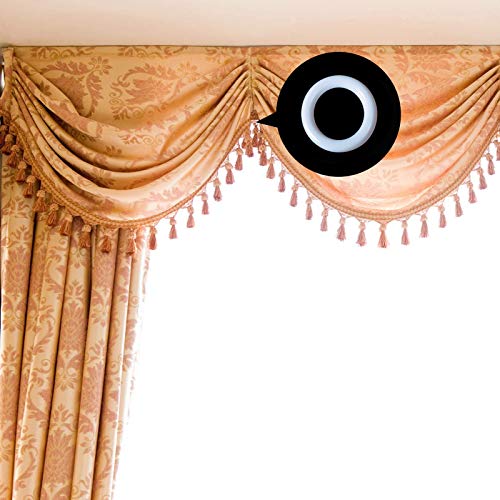 100-Pack 13mm Plastic Roman Blind Curtain Rings for Window Shades