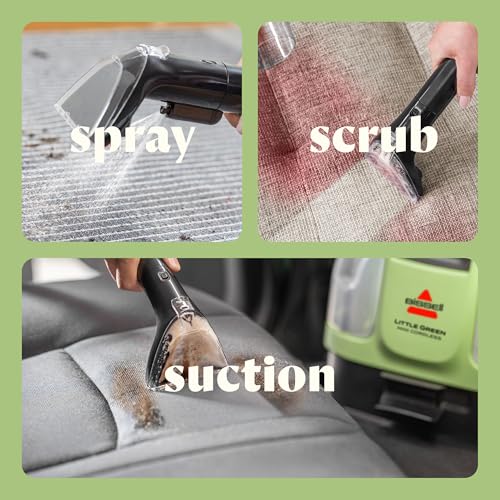 Cordless Portable Carpet Cleaner with Tough Stain Tool