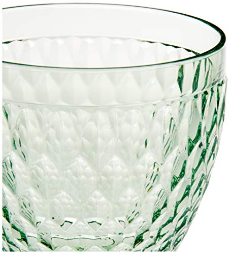 Villeroy & Boch Boston Green Crystal Goblets Set of 4 - Elegant Wine Glasses