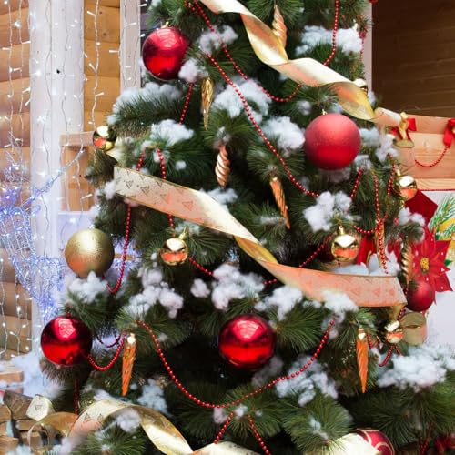 Apragaz 2.2 LB Fake Snow for Christmas Decorations Indoor Winter Village