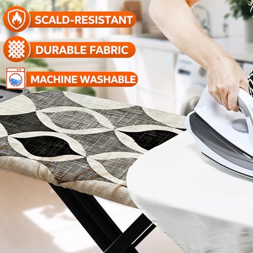 Seewan Cotton Ironing Board Cover 15x54 Inch Heat & Stain Resistant