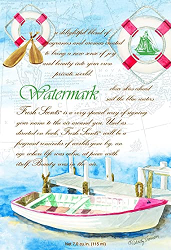 Watermark Scented Sachets - Floral Lime & Patchouli Air Freshener (6 Pack)