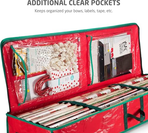 Gift Wrapping Paper Storage Container 40-Inch Waterproof Holder for Rolls