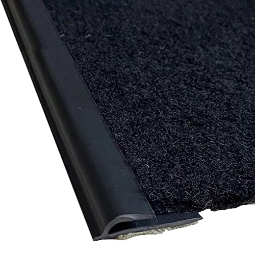 Flexible Rubber Carpet Transition Strip Self-Adhesive Rug Edge Trim 49ft