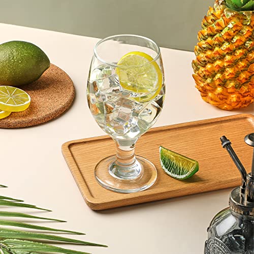30-Piece Crystal Water Goblet Set, 13.5 oz Stemmed Drinking Glasses