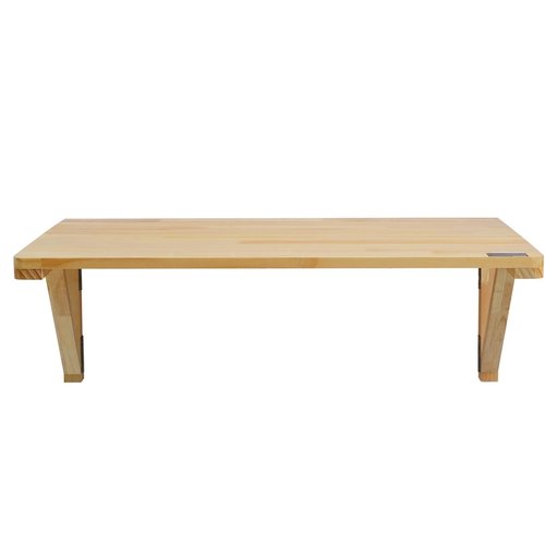 VEVOR Wall-Mounted Folding Table, 31.5 x 23.62 inch, Wooden Drop Leaf Floating Desk with Iron Bracket for Small Spaces, Home Office, Dining, Laundry Room, Kitchen, Bar