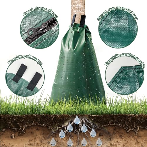 20-Gallon Slow Release Tree Watering Bags, Drip Irrigation System (3 Pack)
