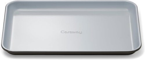 Caraway Nonstick Ceramic Baking Sheet - Non-Toxic, Oven Safe 9x13” Mini Sheet Pan - Black