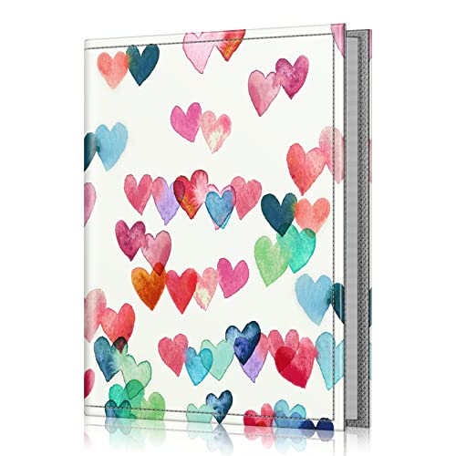 Small Photo Album 4x6 - 52 Pocket Vegan Leather Memory Book for Keepsakes