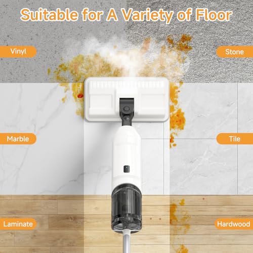 Multi-Purpose Steam Mop with Handheld Steamer for Hardwood and Tile Floors