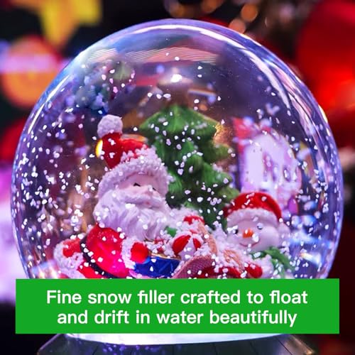 Waterproof Fake Snow for DIY Snow Globes - 100g Floatable Filler