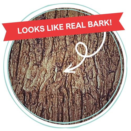 Realistic Wood Bark Wrap Cover for Artificial Christmas Tree Poles
