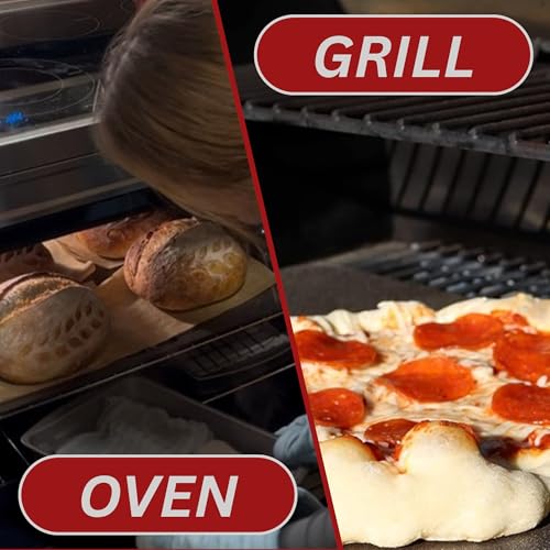 16" x 16" Pizza Steel - 1/4" Heavy Duty Baking Steel for Oven & Grill