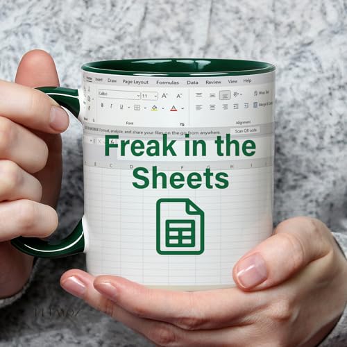 Funny Coffee Mug Gift for Accountant - Spreadsheet Office Humor 11oz