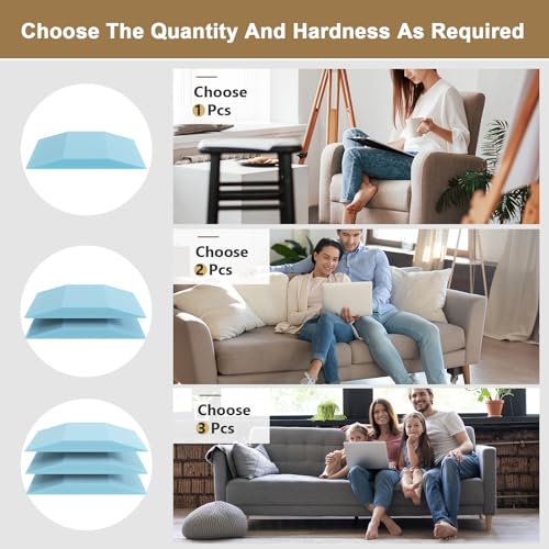 Sagging Couch Cushion Support Pad - 20" x 20" x 2" High-Density Firm Foam Insert