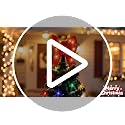 4ft Solar Christmas Tree with Bow Lights – Outdoor Garden Yard Decor (1 Pack, 50 Bow LEDs, IP65)