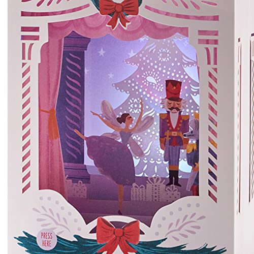 Hallmark Nutcracker Dance of the Sugar Plum Fairy Musical Pop-Up Christmas Card