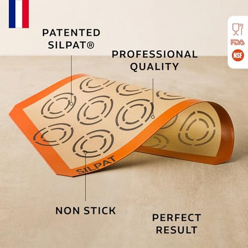 Silpat The Original Perfect Cookie Non-Stick Silicone Baking Mat, 11-5/8" x 16-1/2"