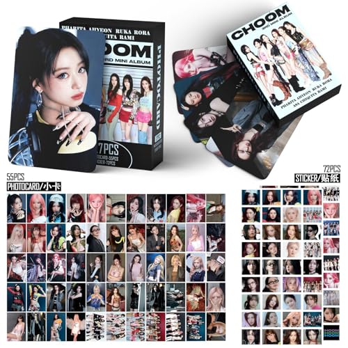 127-Piece Photocard and Sticker Set - Collectible Photo Cards for Fans