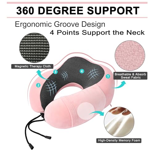 Travel Pillow and Blanket Set with Eye Mask and Earplugs