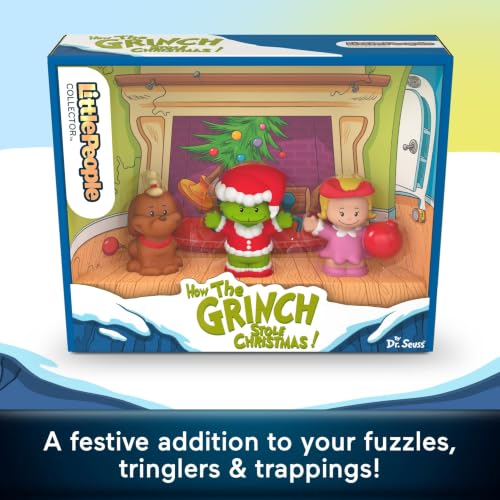 Little People Collector Dr. Seuss’s How the Grinch Stole Christmas Set - Holiday Figurines